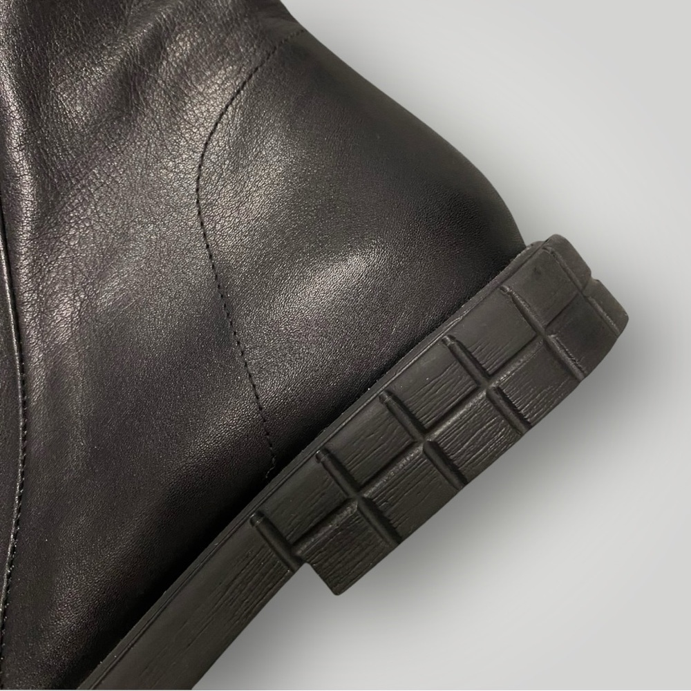 Bueno Olive Black leather Bootie Sz 39 - Picture 8 of 14